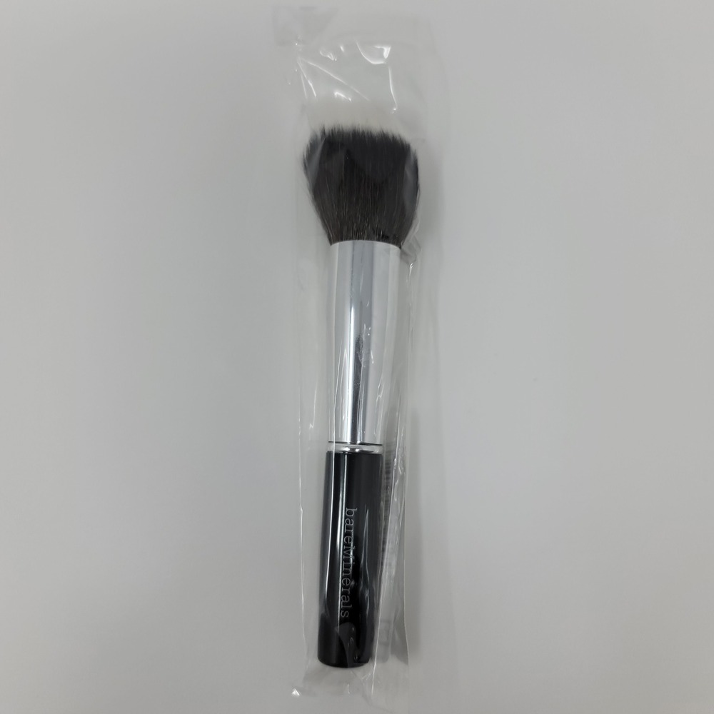 BareMinerals 2-in-1 Finishing Face & Eye Makeup Foundation Brush‎ Dual Ended New